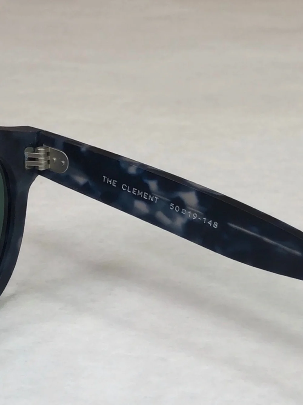 KOMONO Sunglasses NEW Blue Tortoiseshell  with mirrored lens Round Clement